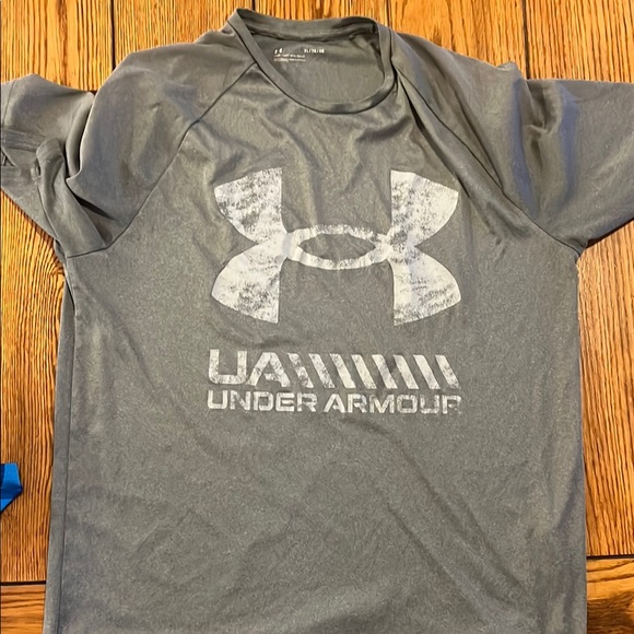 Under Armour Men's Athletic T-Shirts - Blue, Gray, Black - Picture 3 of 8